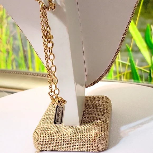 Coach Gold and Silver Charm Necklace - Picture 2 of 7